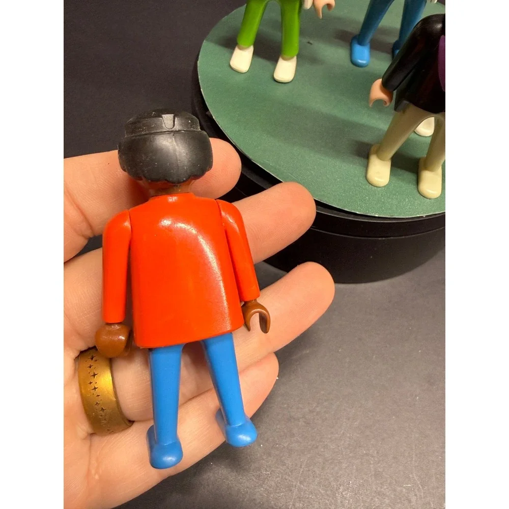 Vintage Playmobil Geobra Figure Lot 1974 1990 Klicky People 5 Piece Set Multi